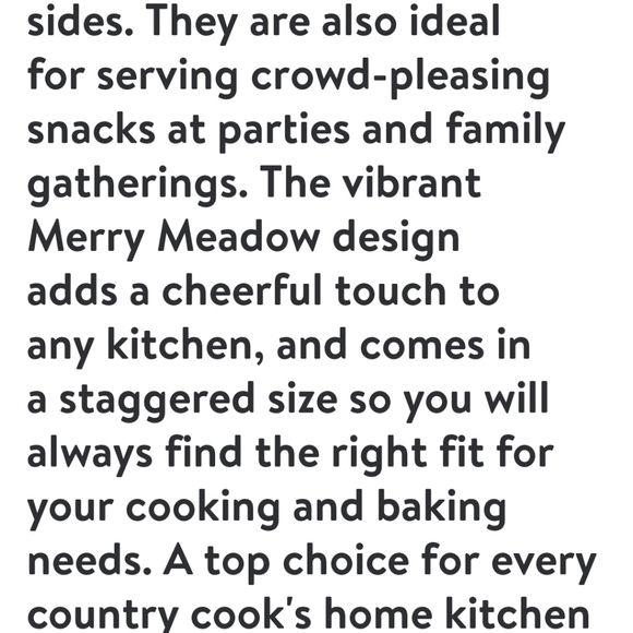 ❤️ New Pioneer Woman Festive Forest 6-Piece Melamine Bowl Set - Picture 3 of 11